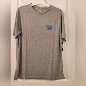 HAVANA JIM'S Gray T-Shirt with Blue Logo
